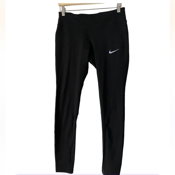 NIKE RUNNING DRI-FIT BUTTERY SOFT LEGGINGS SIZE MEDIUM - Picture 1 of 12